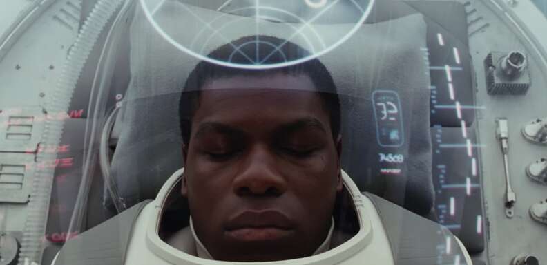 star wars last jedi trailer finn bacta tank