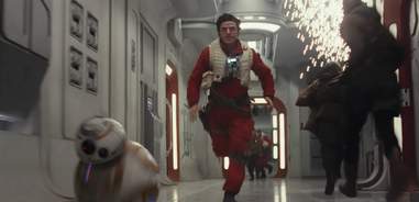 star wars last jedi trailer poe bb8