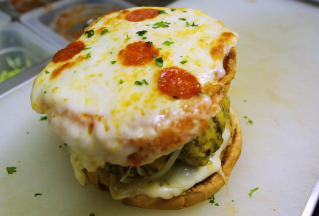 LA Is Upping Its Burger Game With These Pepperoni Pizza Buns