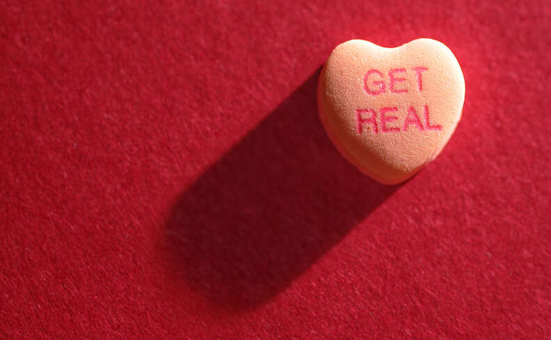 candy heart valentine's day