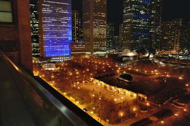 Millennium park at Night 