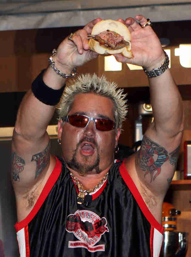 Guy Fieri Hair Styles From Diners Drive Ins And Dives A