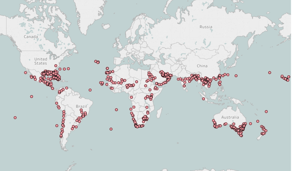 Decision Data Map Shows the Nicest Weather Across the Globe - Thrillist