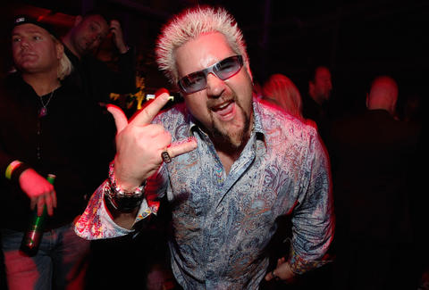 Guy Fieri Hair Styles From Diners Drive Ins And Dives A