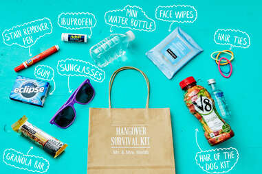 Destination wedding hangover kits for guests: earplugs, electrolytes, and  more! : r/weddingplanning