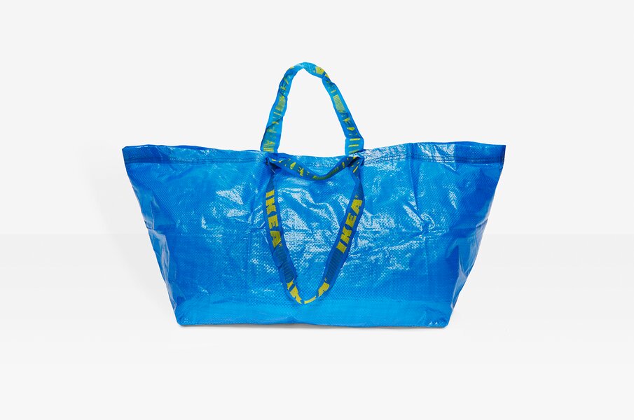 Balenciaga sells £1,705 version of IKEA's blue tote bag worth 40p