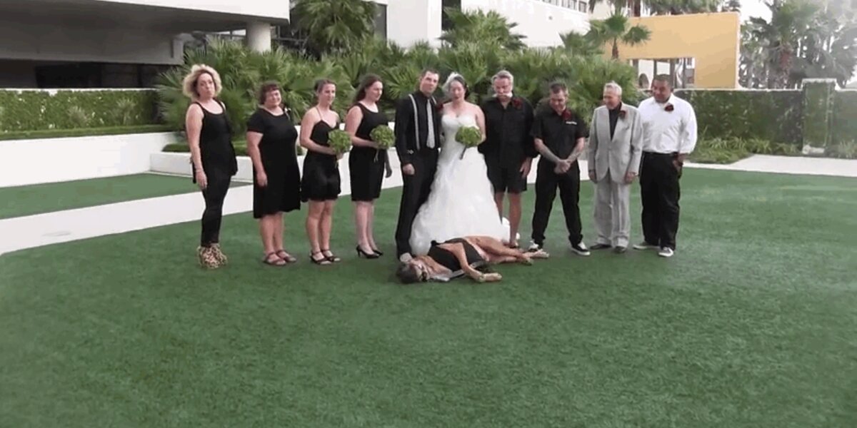 This Dog Ring Bearer Agrees, Sitting Still For Wedding Photos Is A Big 