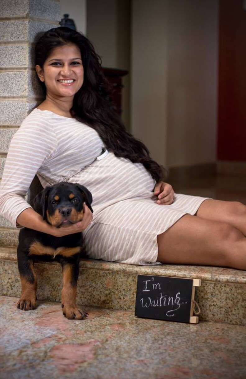 a woman get pregnant by a dog