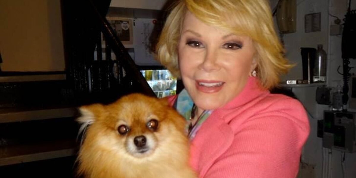 Joan Rivers Dog What Joan Rivers' Life Can Teach Us About The Power Of Pets - The Dodo