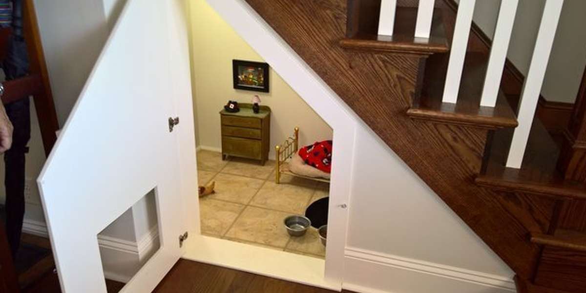 Dog's Owner Builds Him A Room Under The Stairs - The Dodo