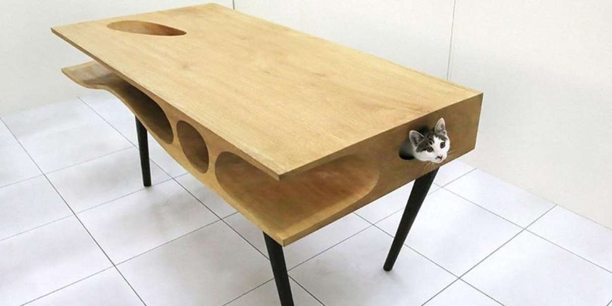 Designers Finally Invent A Table Catered For Cats - The Dodo