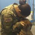 Soldier Reunites With Dog She Thought She'd Never See Again
