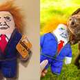 Dogs Take Their Anger Out On Little Donald Trump Dolls