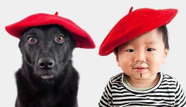 Child and dog matching cheap outfits