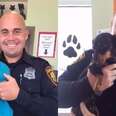 Cop Brothers Both Save Animals Who Were In The Middle Of Traffic