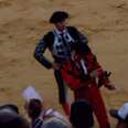 Dying Bull Is Comforted In Last Moments Despite Bullfighters' Protests