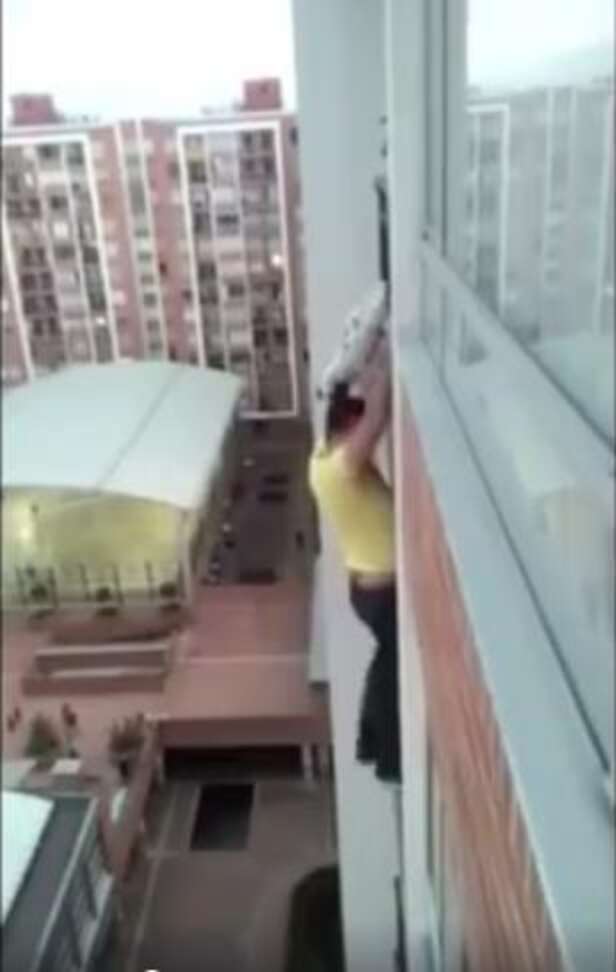 Man Climbs Up Building To Save A Dog Dangling On The 13th Floor - The Dodo