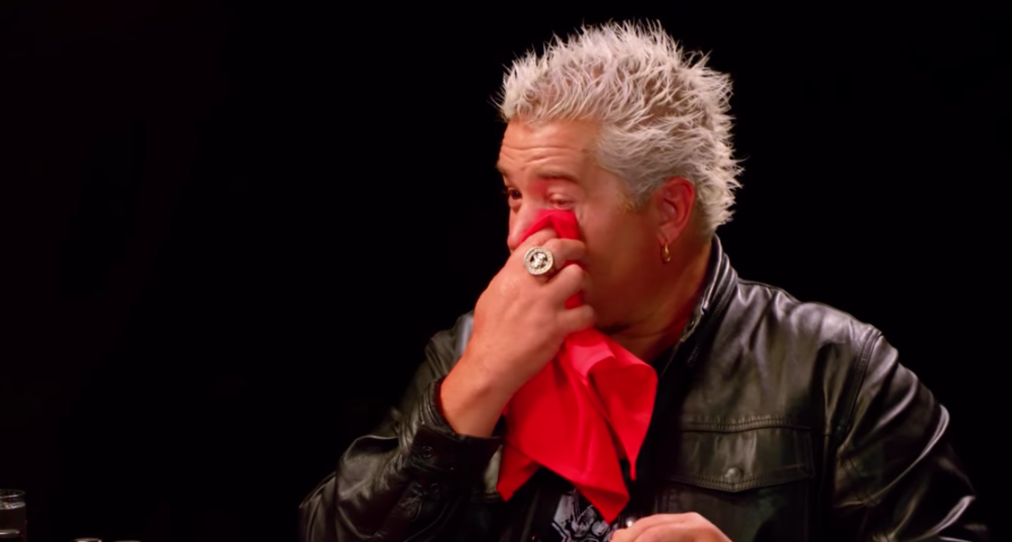 Guy Fieri Takes The Hot Ones Challenge And Explains Catch Phrases Thrillist