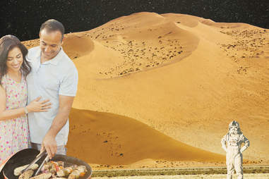 comfort food in space