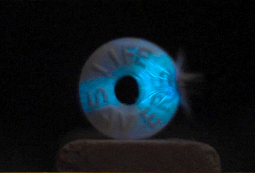Watch SloMo Video of Blue Light Coming From Wintergreen Lifesavers