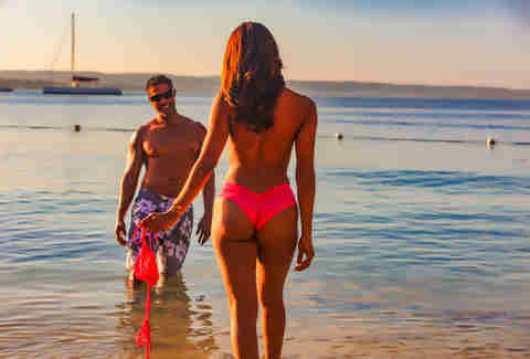 Topless Blonde Beach Nude - What Happens at Nude Swingers Resorts Like Hedonism II ...