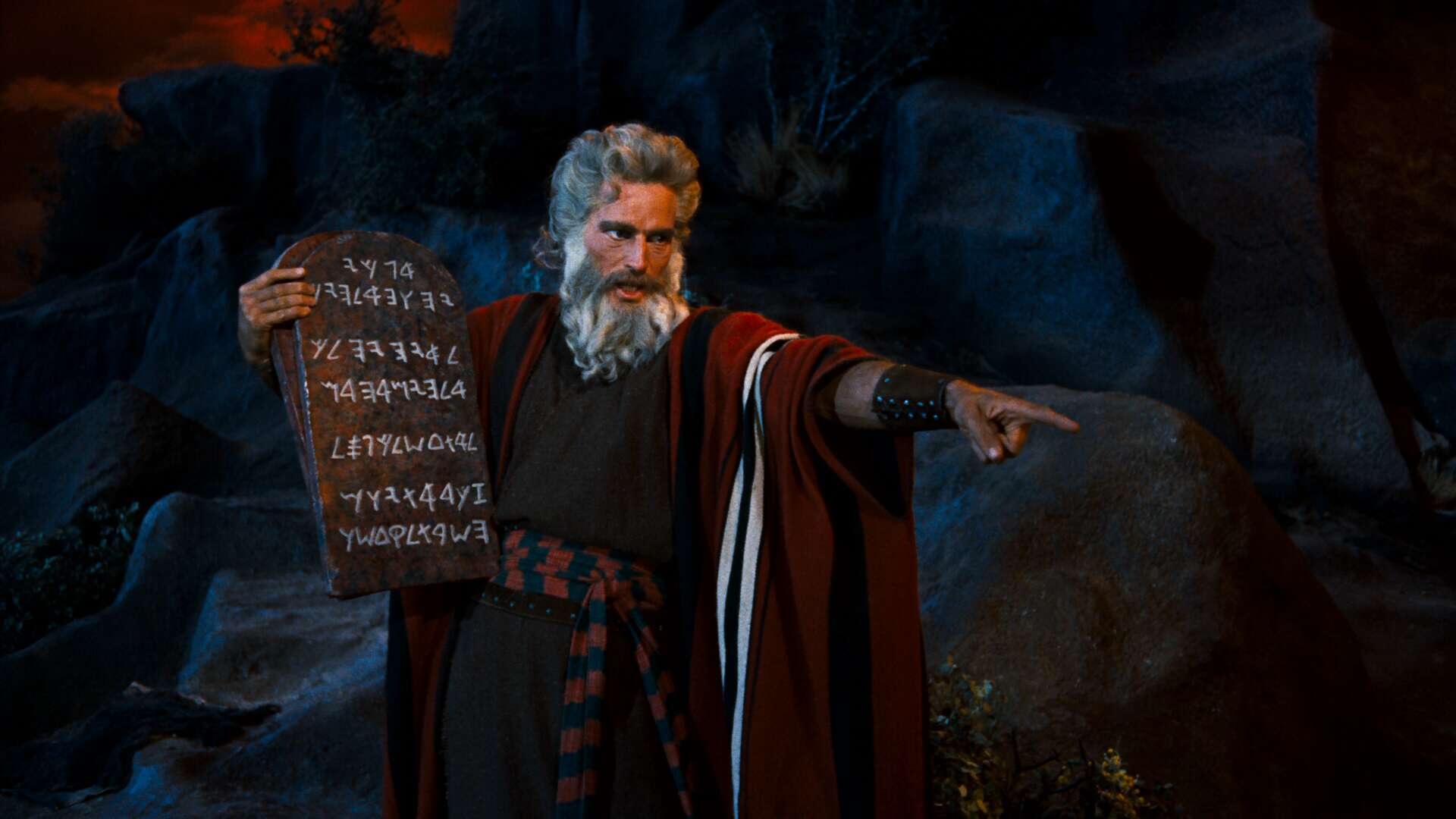 the commandment tablets