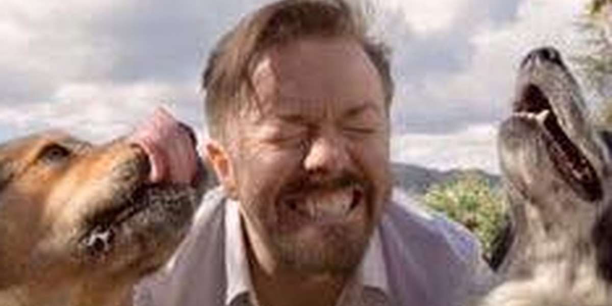 Ricky Gervais Shares Cute Dog Photo And The Secret To Happiness The Dodo
