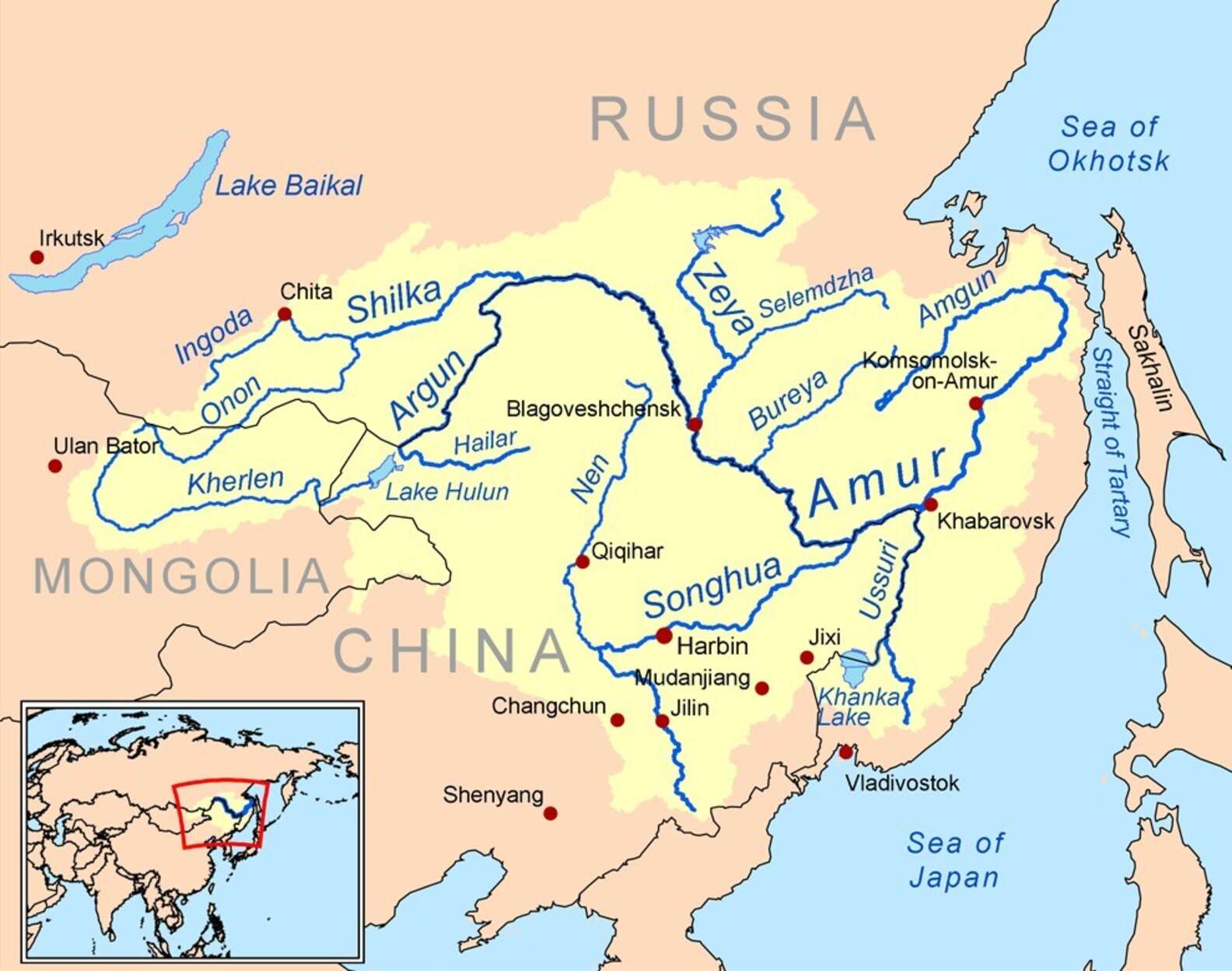 река амур устье