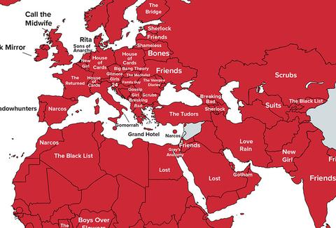 Netflix Map Shows Most Popular Shows In 91 Countries Thrillist