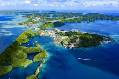 Palau Malakal Island and Koror