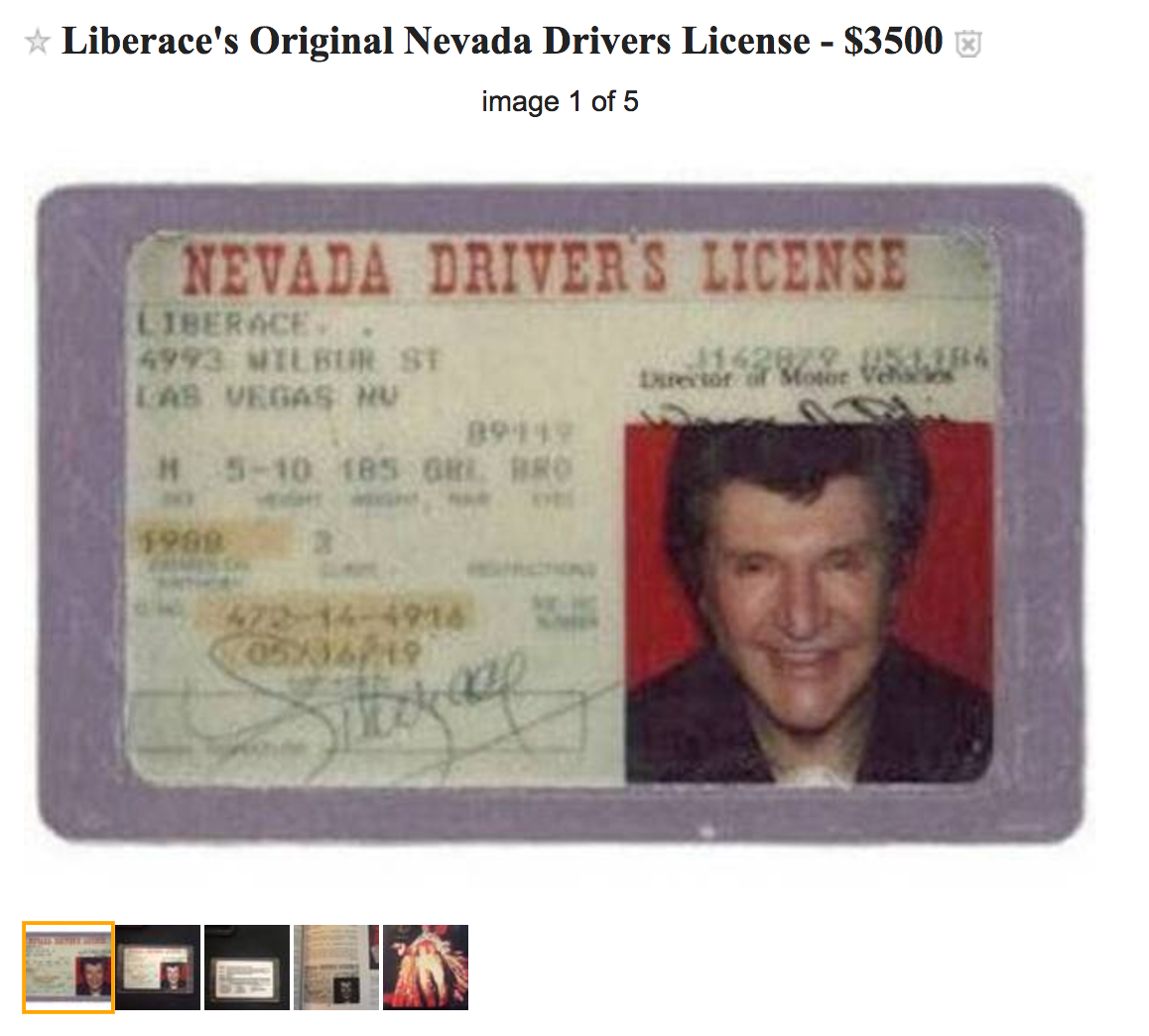 old driver&rsquo;s license