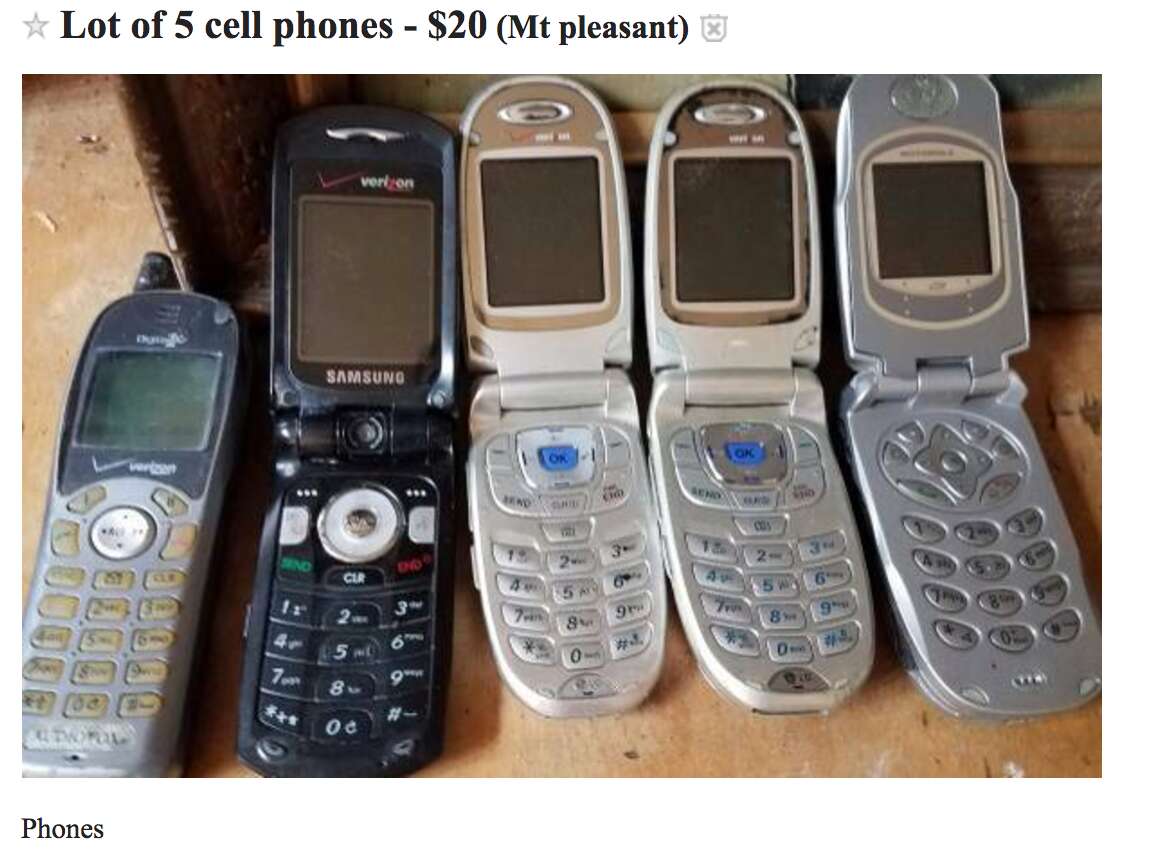 old cellphones