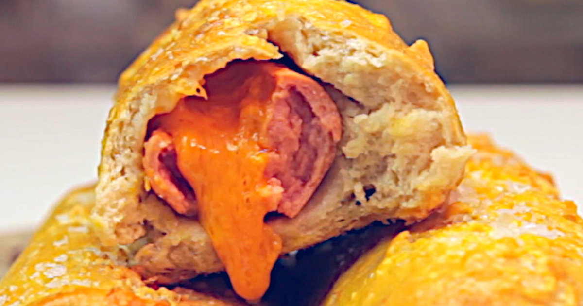 Cheddar Pretzel Hot Dog Recipe Video Thrillist