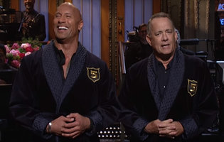 SNL: Dwayne Johnson, Tom Hanks Say They're Running for Office in 2020 ...