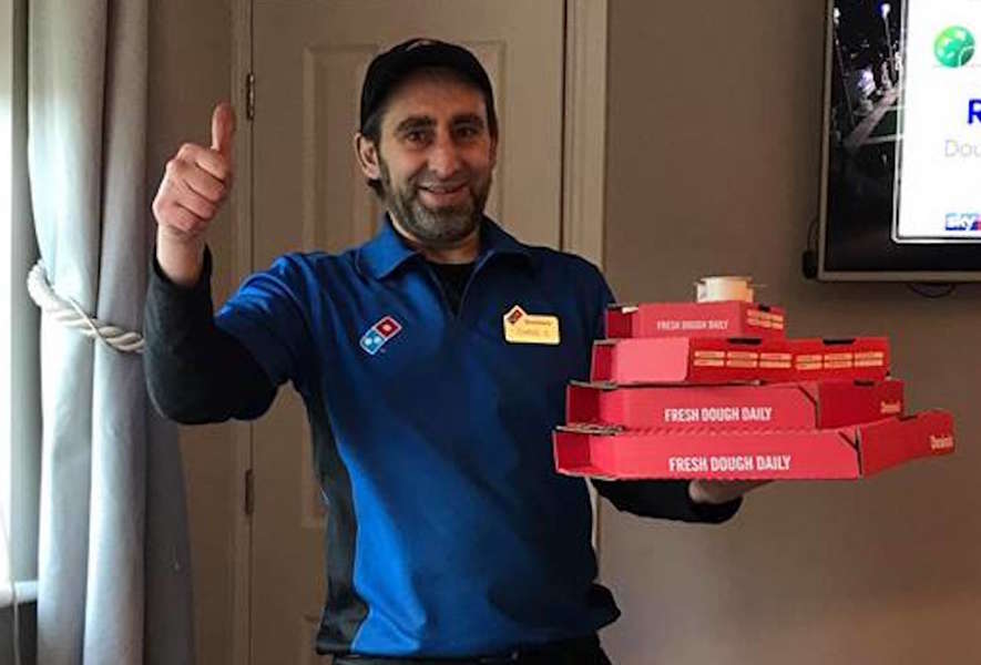 Domino’s Pizza Delivery Man Saves Hungover Man With Pizza - Thrillist