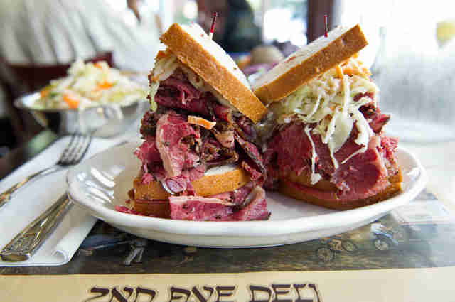 Carnegie Deli pastrami sandwich