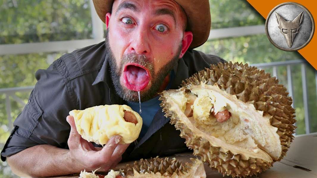 Coyote Peterson Eats A Durian The Worlds Most Disgusting Fruit