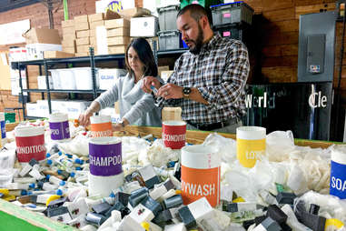 Sorting hotel soap