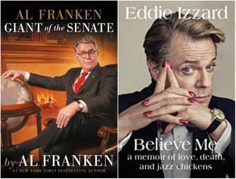 al franken and eddie izzard books