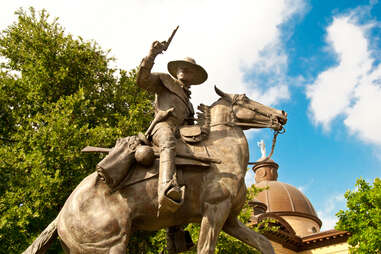 Texas Ranger Captain John Coffee 'Jack' Hays statue