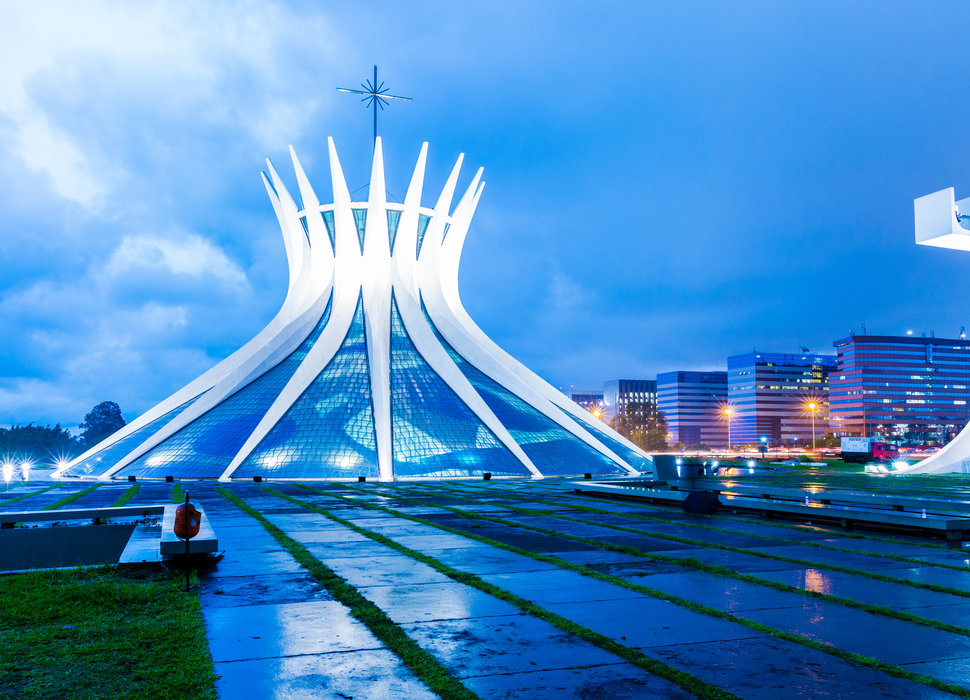 CATHEDRAL OF BRASILIA IN BRAZIL