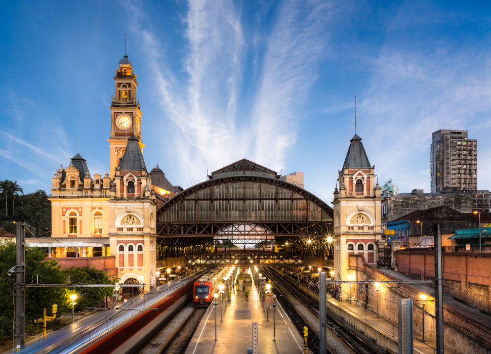LUZ TRAIN STATION IN SAO PAULO