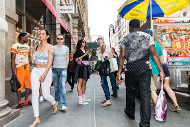 Tourists in NYC