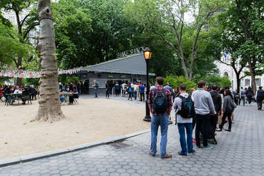 Shake Shack line NYC