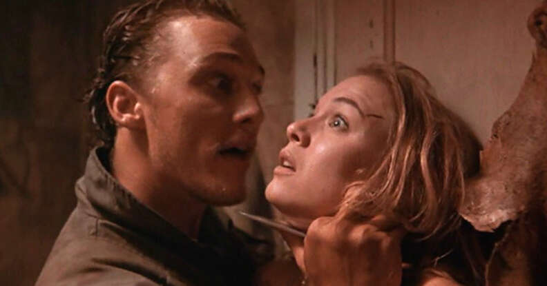 matthew mcconaughey and renee zellweger in the texas chainsaw massacre the next generation