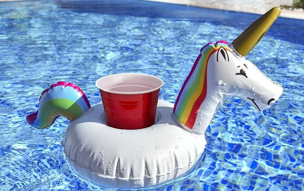 Best pool float with best sale cup holder