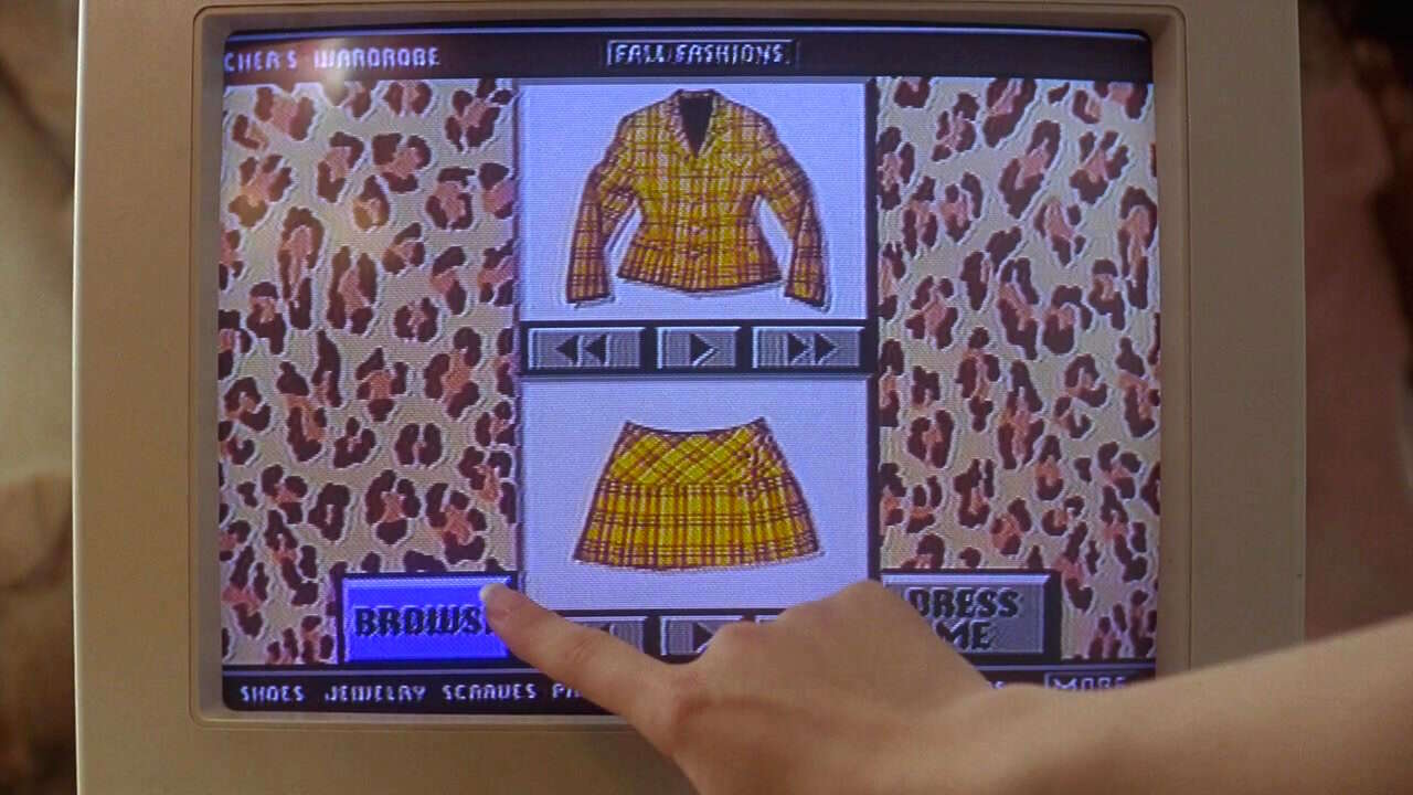 clueless closet computer - best props