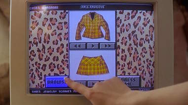 clueless closet computer - best props