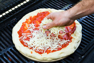 Easy Deep-Dish Pizza using a Gas Grill - Life's A Tomato