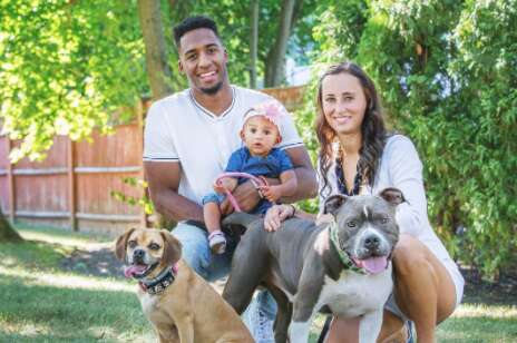 Logan Ryan with family